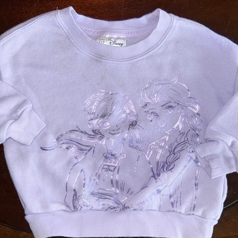 Disney Light Purple Toddler Sweatshirt